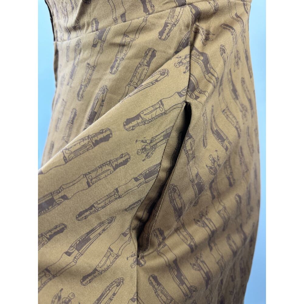 Doctor Who x Hot Topic Regeneration Dress Halter Pockets Brown BBC Women's Large - Picture 12 of 16